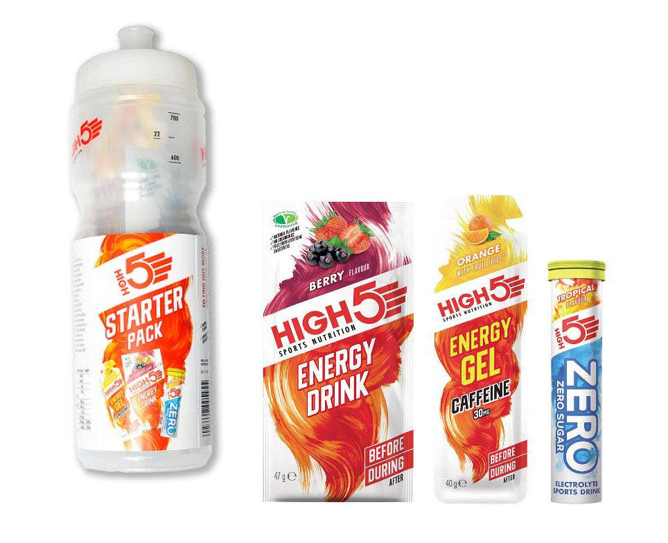 High5 Starter Pack - 750 ml Flaske med Energi Indhold