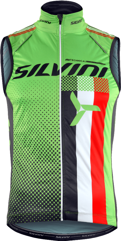 Silvini Team Cykelvest Grøn