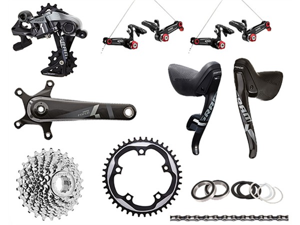 Force - Sram CX1 geargruppe BB30 mekaniske fælgbremser | item_misc Sram Force CX1 geargruppe BB30 mekaniske fælgbremser | item_misc