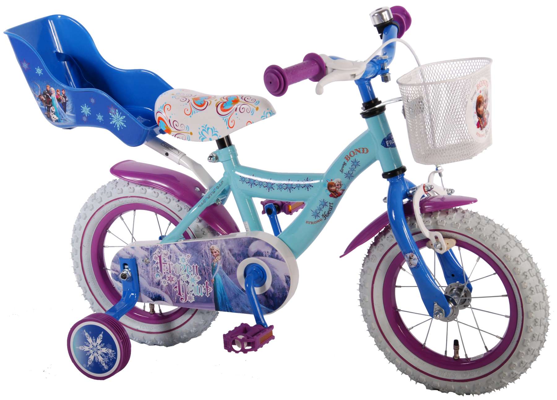 Disney - Volare 12 med støttehjul | City-cykler Volare Disney Frost 12
