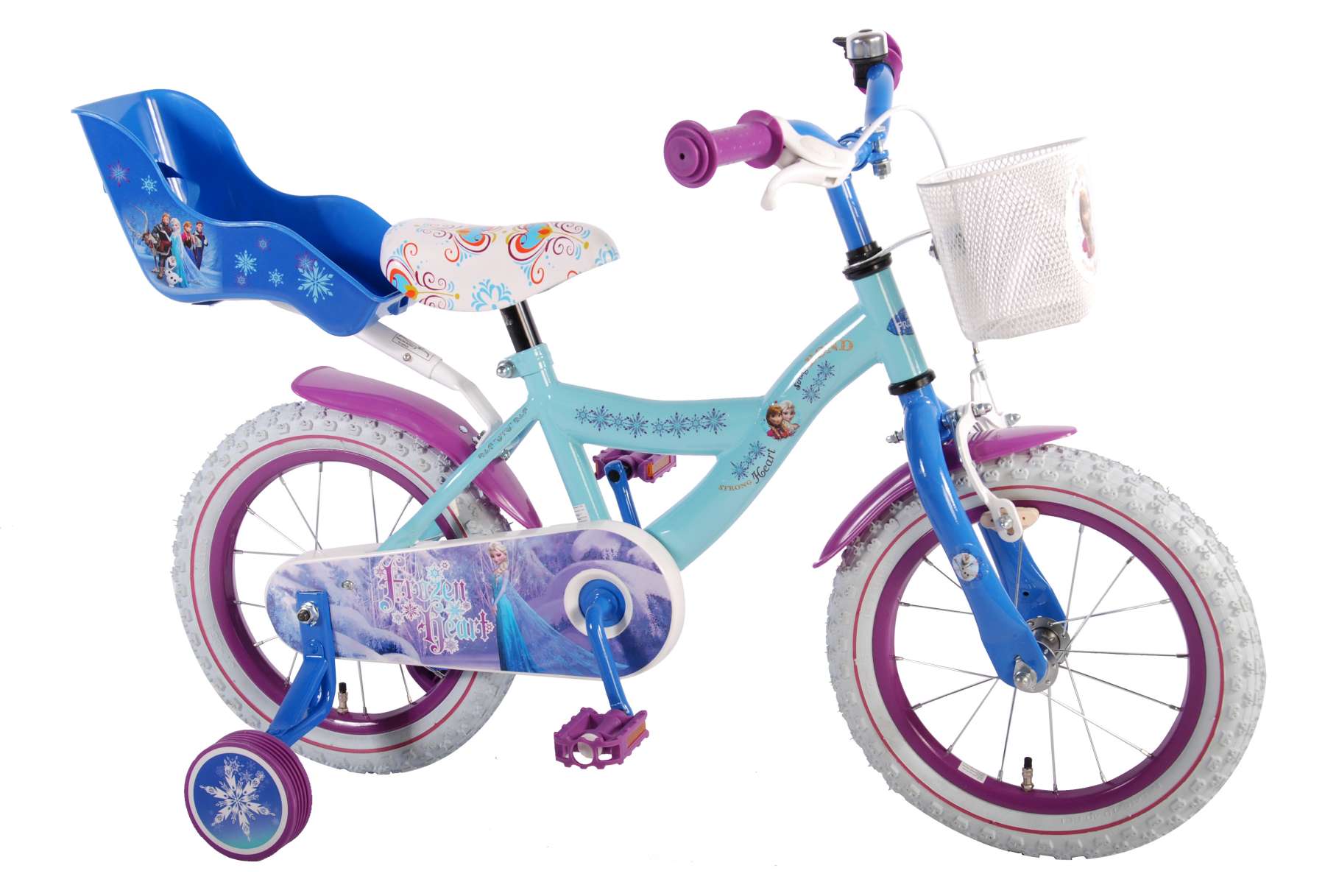 Disney - Volare 14 med støttehjul | City-cykler Volare Disney Frost 14