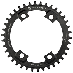 Drop-Stop Asymmetrisk Ø110 4 Huller 46T | chainrings_component Wolf Tooth Drop-Stop Klinge Shimano Asymmetrisk Ø110 4 Huller 46T | chainrings_component