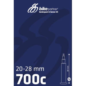 BikePartner racerslange 700 x 20-28C 80 mm 