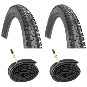 2 dæk + 2 slanger Mitas Scylla 29 x 2.25 Tubeless Supra MTB Dæk med Presta Ventil