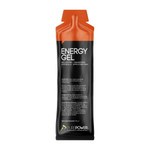 Bedst før 28/2 2023 PurePower Energy Gel med Koffein 60g Appelsin