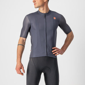 Castelli Endurance Elite Jeysey Lysegrå