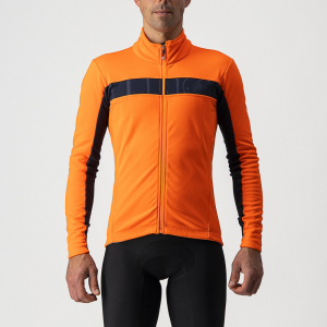 Castelli Mortirolo VI cykelhjakke herre orange