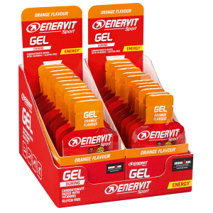 Enervit Sport Gel Appelsin 25 ml. Kasse med 24 stk.