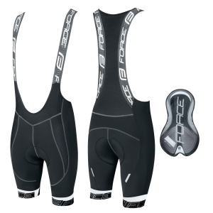 Force Fame Bibshorts Sort/hvid