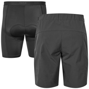 GripGrab Flow 2-i-1 Tekniske Cykelshorts Herre Sort