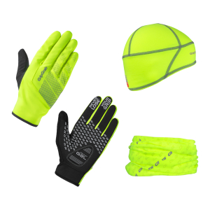 GripGrab Hi-Vis Cycling Essentials Gul