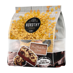 Nordthy Mini Müsli Bars 10-12 stk. 150 gram Classic med Chokolade