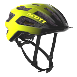 Scott Arx Plus Cykelhjelm Black/Radium Yellow RC