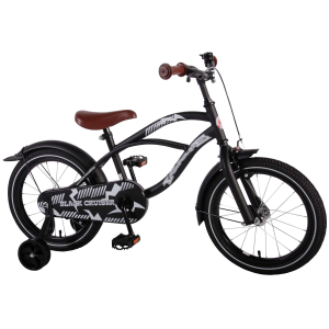 Volare Black Cruiser 16" drengecykel med støttehjul