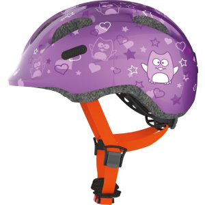 Abus Smiley 2.0 Purple Star cykelhjelm