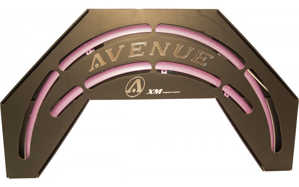 Avenue - skærmsæt rosa RubinRosa 35 mm | Mudguards Set Avenue skærmsæt rosa (RubinRosa) 35 mm | Mudguards Set
